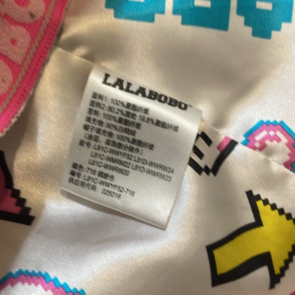 Lalabobo - pink puffer parka with embellishments- size M - Picture 8 of 14